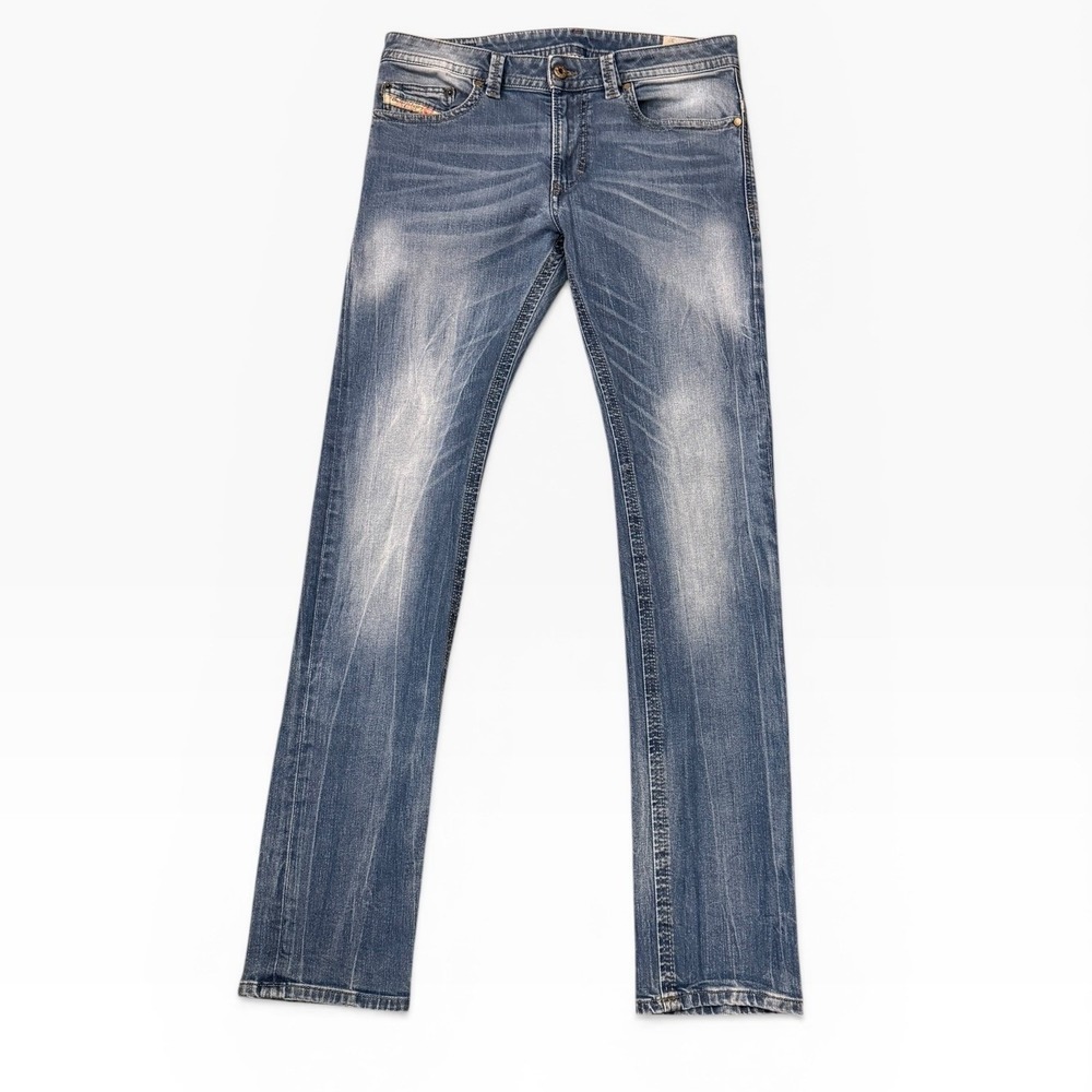 Diesel Thavar Slim Skinny Jeans Mens 32x32 Medium Wash Stretch 0833V Stretch VTG